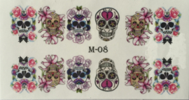 Water Decal Nail Wrap M-08