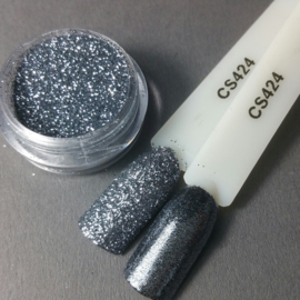 Crystal Nailart Sugar Sparkling Steel 424