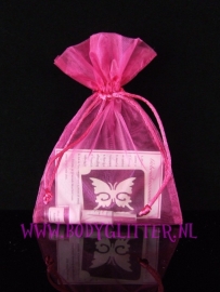 Miniset Pink Rose Butterfly Small Open