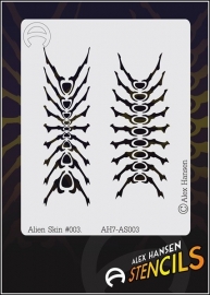 Alex Hansen Small Stencil Alien Skin #003 (AH7-AS003)