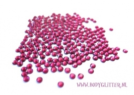 DMC Fuchsia High Quality Glitterstenen 