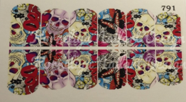 Water Decal Nail Wrap 791