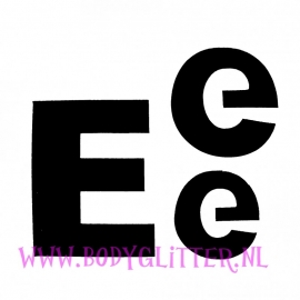 Letter E