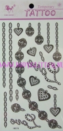 Jewelry Tattoos HM376