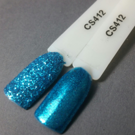 Crystal Nailart Sugar Sparkling Aqua Blue 412
