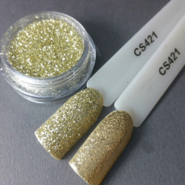 Crystal Nailart Sugar Sparkling Prosecco Gold 421