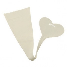 Stanga Strapless Panty Heart Cream (White)