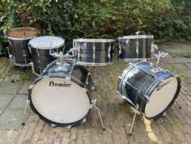 PREMIER vintage jaren 70 grey shimmer  22-14-16fl.....575,- en in dubbelbase uitvoering  1399,-    ...of  PREMIER 303 in 20-12-14-16fl...850,-