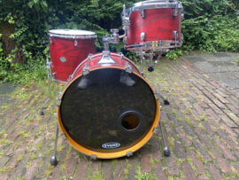 TAMA Silverstar Tamo ash 20-12-14fl...495,-... en met Tama SLP vintage steel 14x5 snare...650,-