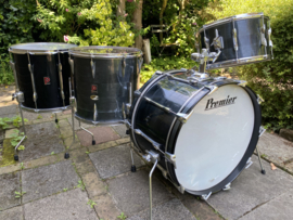 PREMIER vintage jaren 70 grey shimmer  22-14-16fl.....575,- en in dubbelbase uitvoering  1399,-    ...of  PREMIER 303 in 20-12-14-16fl...850,-