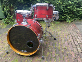 TAMA Silverstar Tamo ash 20-12-14fl...495,-... en met Tama SLP vintage steel 14x5 snare...650,-