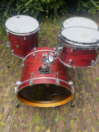 TAMA Silverstar Tamo ash 20-12-14fl...495,-... en met Tama SLP vintage steel 14x5 snare...650,-