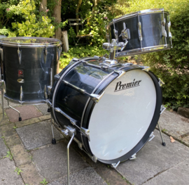 PREMIER vintage jaren 70 grey shimmer  22-14-16fl.....575,- en in dubbelbase uitvoering  1399,-    ...of  PREMIER 303 in 20-12-14-16fl...850,-