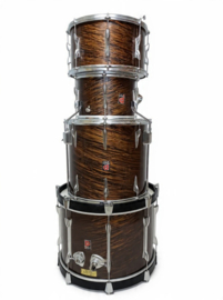 PREMIER 303 in mahony duroplastic 20-12-14-16fl ...799,-   Eerste Premier-set Ringo Starr bij Beatles voor hij op Ludwig overging...