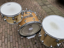 HAYMAN Vibrasonic naturel vintage drums jaren 1970 in 22-12-16fl...850,-