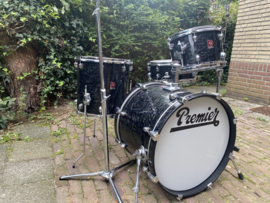 PREMIER jazz/fusion set in black diamond pearl 20-12-14f-14sn...449,- (made in UK)