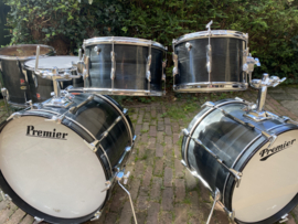 PREMIER vintage jaren 70 grey shimmer  22-14-16fl.....575,- en in dubbelbase uitvoering  1399,-    ...of  PREMIER 303 in 20-12-14-16fl...850,-