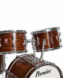 PREMIER 303 in mahony duroplastic 20-12-14-16fl ...799,-   Eerste Premier-set Ringo Starr bij Beatles voor hij op Ludwig overging...