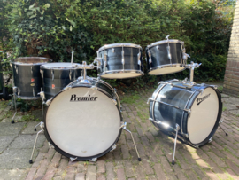 PREMIER vintage jaren 70 grey shimmer  22-14-16fl.....575,- en in dubbelbase uitvoering  1399,-    ...of  PREMIER 303 in 20-12-14-16fl...850,-