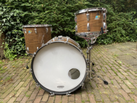 LUDWIG Vintage uit 1972 in walnut cortex 22-12-13-16fl... 1799,-