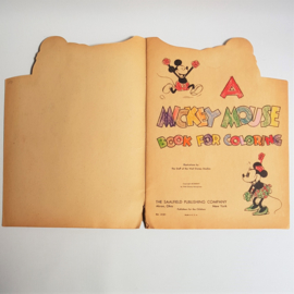 mickey mouse ratface kleurboek colouring book mickey 1930s