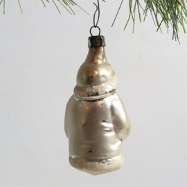 kerstversiering glas kerstman christmas santa ornament 1930s - 1960s