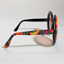 zonnebril sunglasses oversized colourful emilio pucci style 1960s 1970s