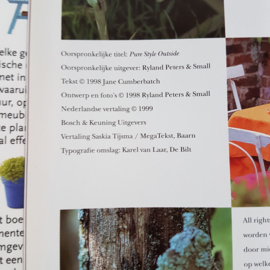 interieur eigentijds buitenwonen boek book 1999