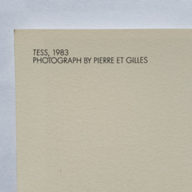 pierre et gilles "tess" ansichtkaart art postcard 1983