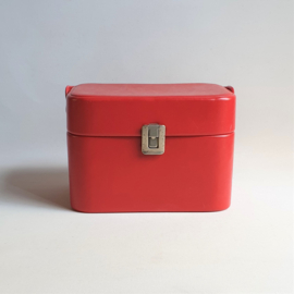 beautycase case koffer rood red case 1980s