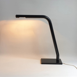 tafellamp zwart buislamp horn type 484 black desk lamp 1980s