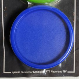 onderzetters + theelepels 6x  coasters & spoons 1980s