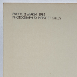 pierre et gilles "philippe le marin" ansichtkaart art postcard 1985