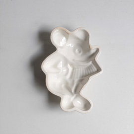 mickey mouse rat face puddingvorm pudding mold societe ceramique 1930s