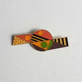 broche memphis milano style brooch 1980s