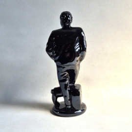 beeld figurine gentleman with suitcase 1980s
