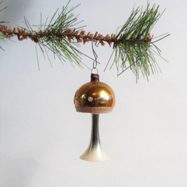 kerstversiering glas "lamp" christmas ornament 1930s - 1960s