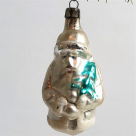 kerstversiering glas kerstman christmas santa ornament 1930s - 1960s