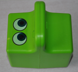 koffer cassettebandjes cassette tape case with eyes  1970s