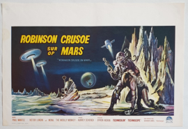robinson crusoe on mars SF film movie poster belgium 1964