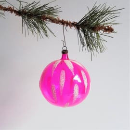 kerstversiering roze kerstboom christmas tree ornament 1930s - 1950s