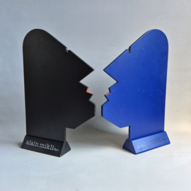 alain mikli brillen standaard eyewear display stand starck blue 1980s