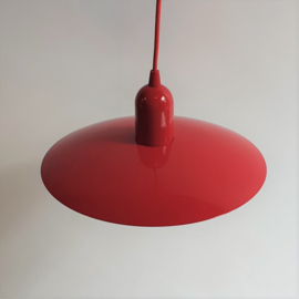 hanglamp rood hanging lamp red post modern 1980s