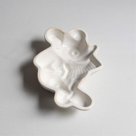mickey mouse rat face puddingvorm pudding mold societe ceramique 1930s
