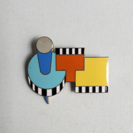 broche michele de lucchi memphis milano acme brooch 1980s