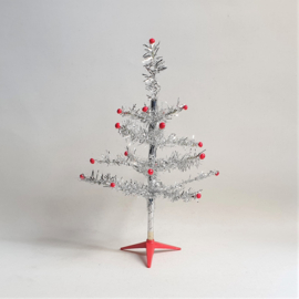 kerstboom mini miniature christmas tree 1970s