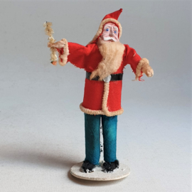 kerstman kleine maat santa christmas doll small size 1960s