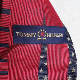 stropdas zijde silk tie tommy hilfiger 1990s