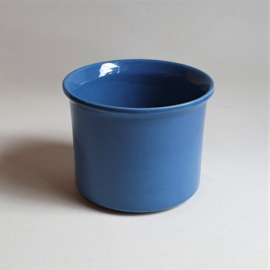 bloempot blauw blue flowerpot 1980s