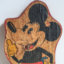 mickey mouse rat face borstel houder brush holder 1930s